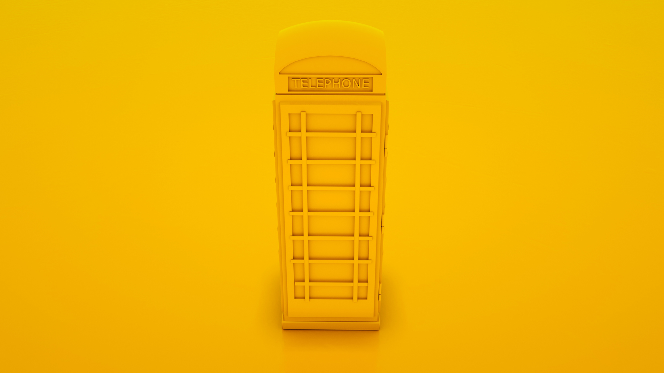 Yellow Phone Booth
